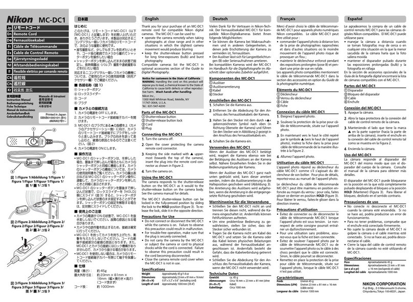 Nikon MC-DC1 User manual