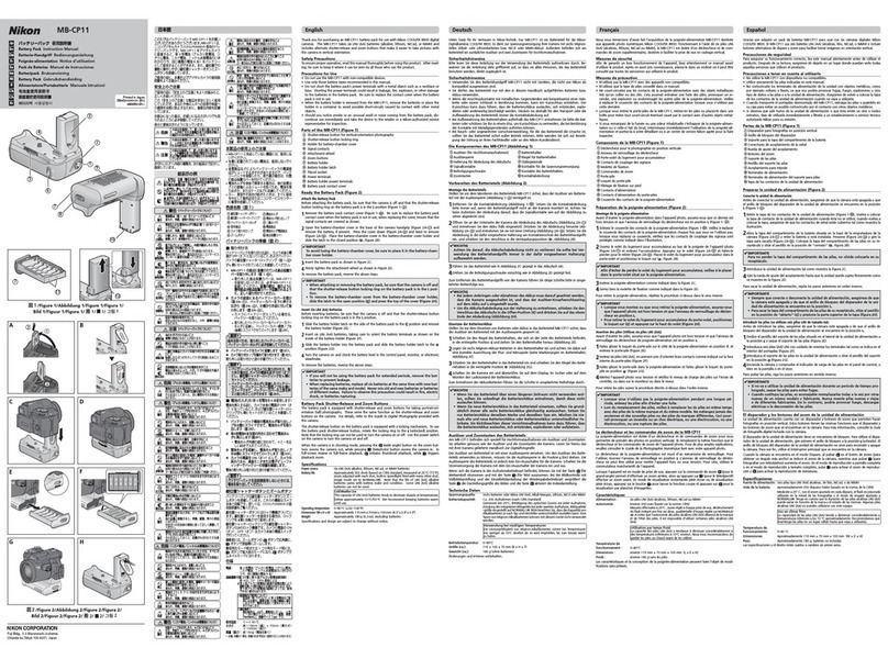 Nikon MB-CP11 instruction manual