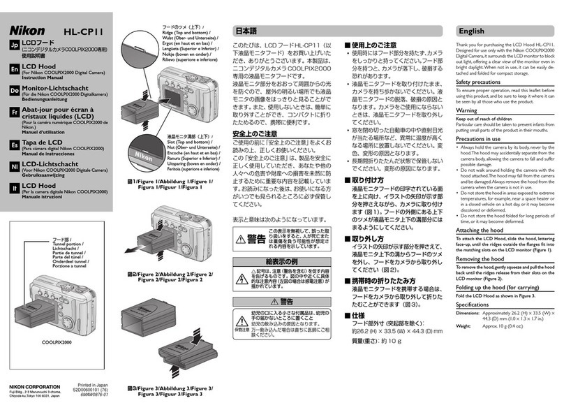 Nikon HL-CP11 User manual