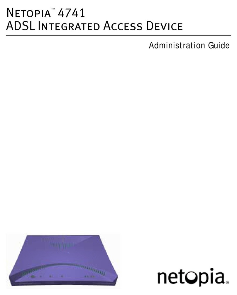 Netopia 4741 2A4NA Administration guide