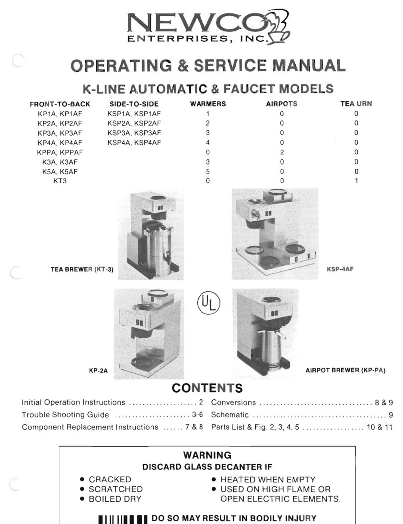 Newco K3A Instruction and safety manual Newco K3A Instruction and safety manual