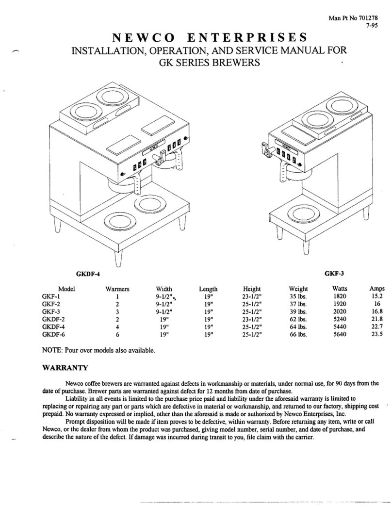 Newco GKDF2-30 Setup guide
