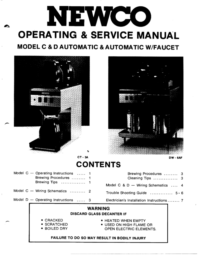 Newco CT-2A Instruction and safety manual