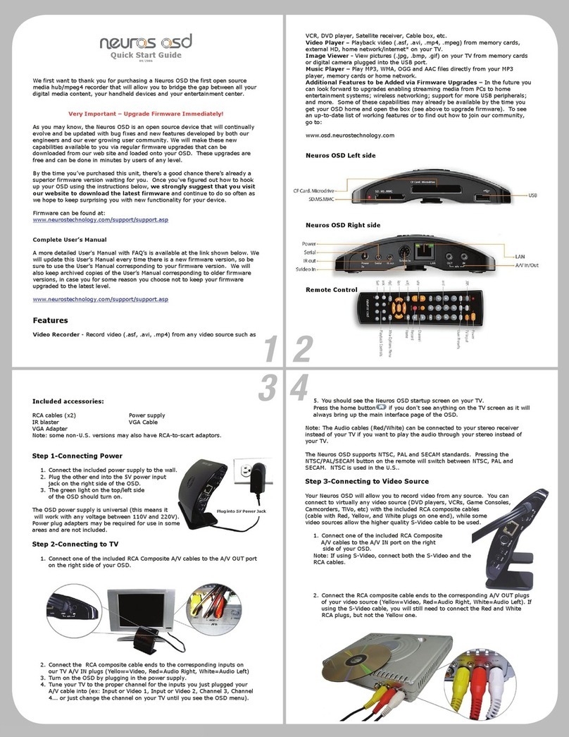 Neuros OSD quick start guide