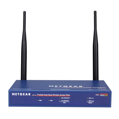 NETGEAR WAG102 - ProSafe Dual Band Wireless Access... User manual