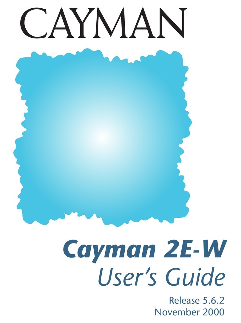 Cayman Systems 2E-W user guide