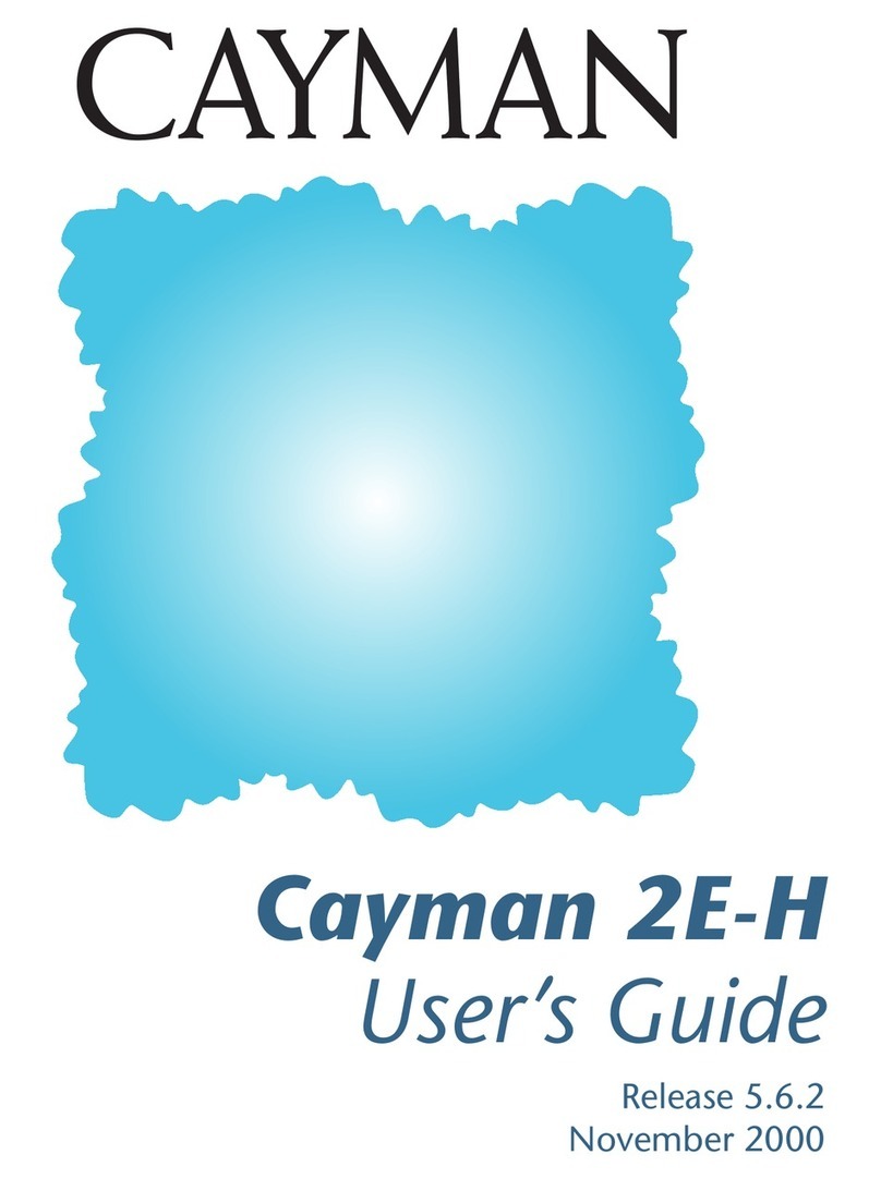 Cayman Systems 2E-H User manual