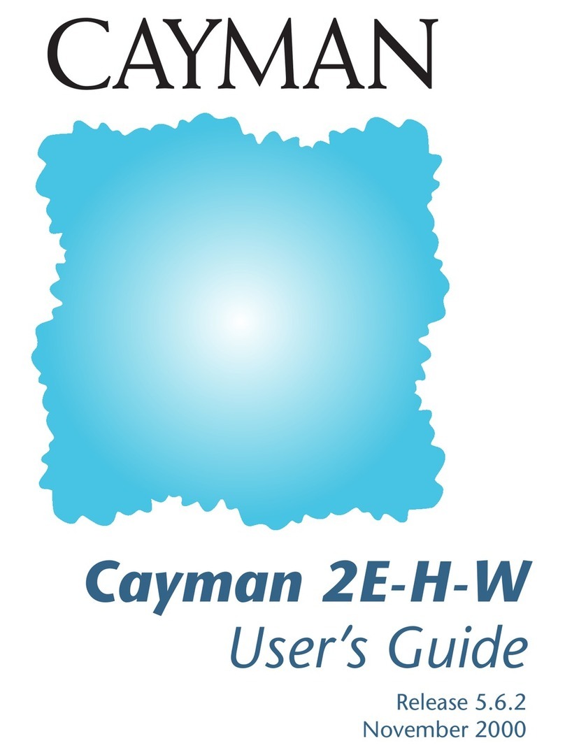 Cayman Systems 2E-H-W user guide
