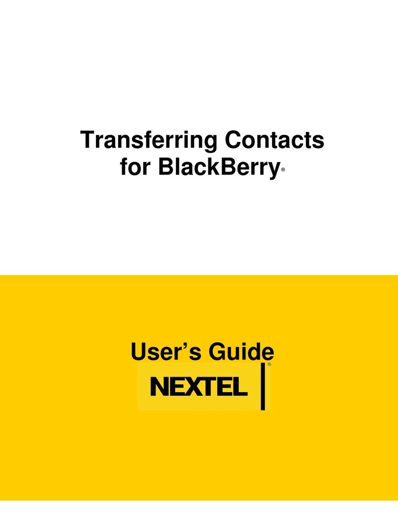 Nextel BlackBerry 6510 User manual Nextel BlackBerry 6510 User manual