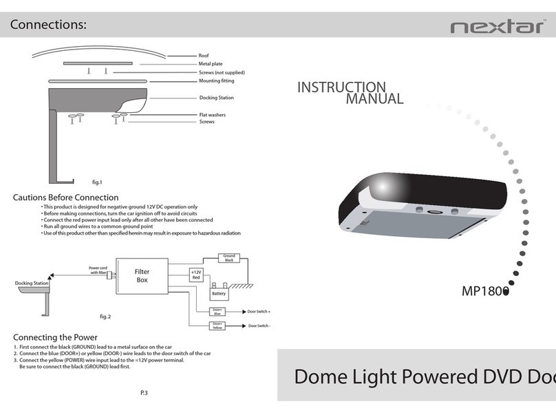 Nextar MP1800 instruction manual