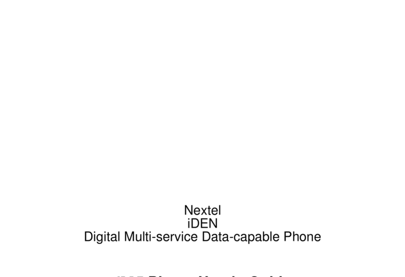 Motorola i605 User manual