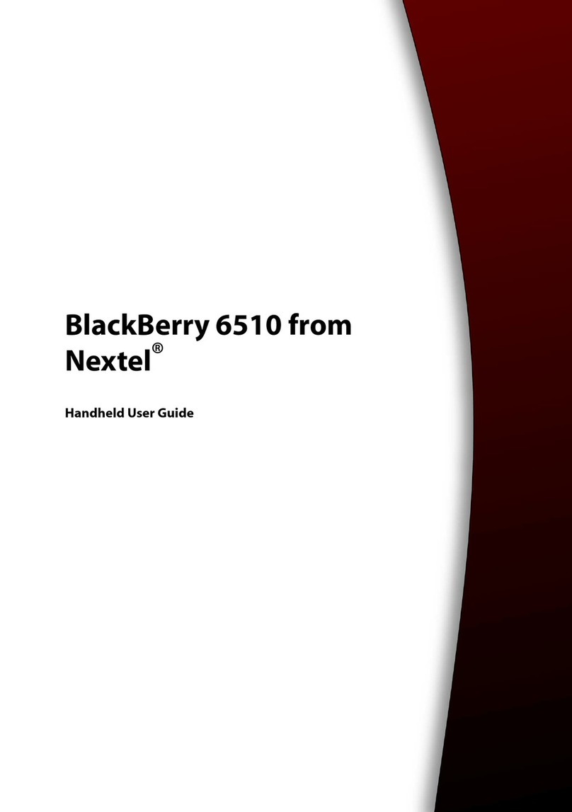 Nextel BlackBerry 6510 User manual