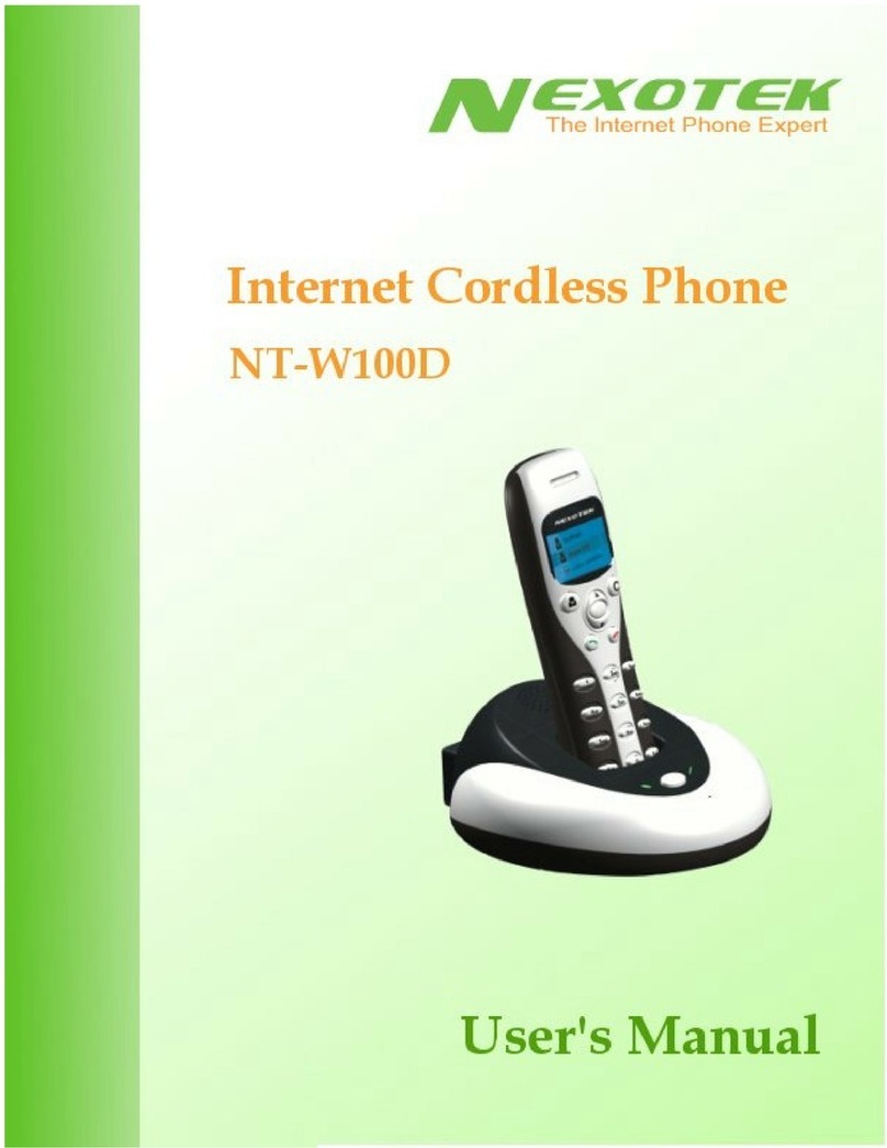 Nexotek NT-W100D user manual