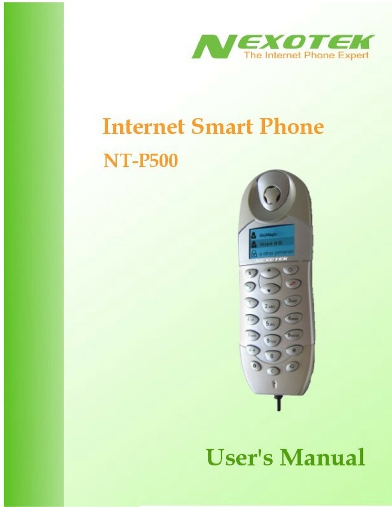 Nexotek NT-P500 user manual
