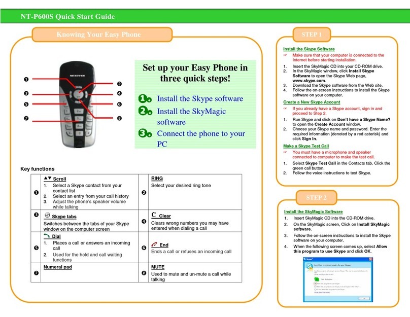 Nexotek NT-P600S quick start guide