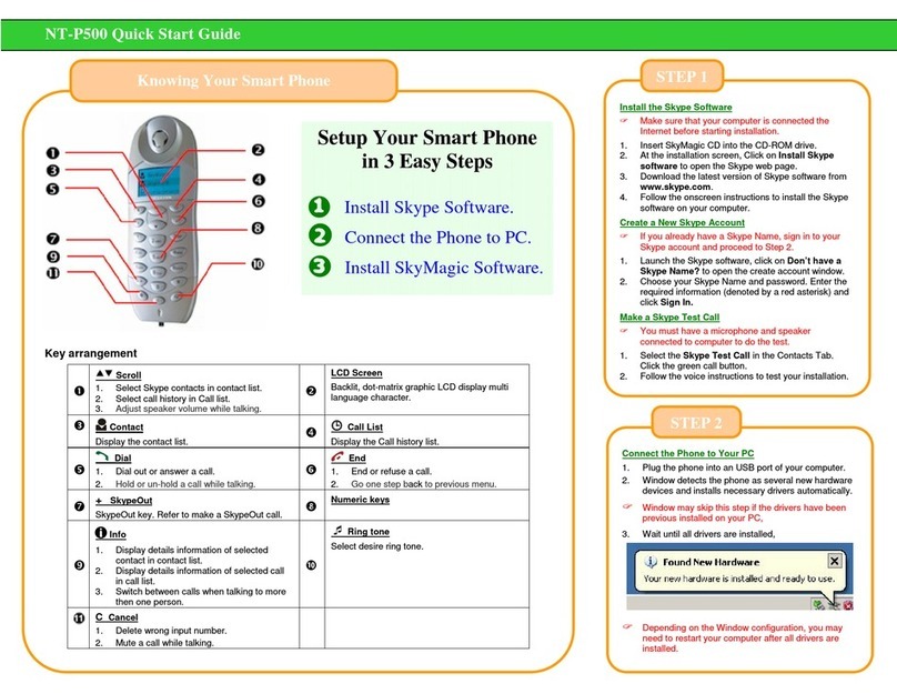 Nexotek NT-P500 quick start guide