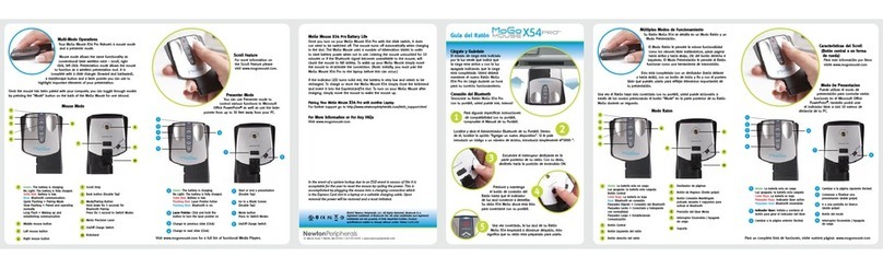 Newton Peripherals MoGo Mouse X54 Pro User manual