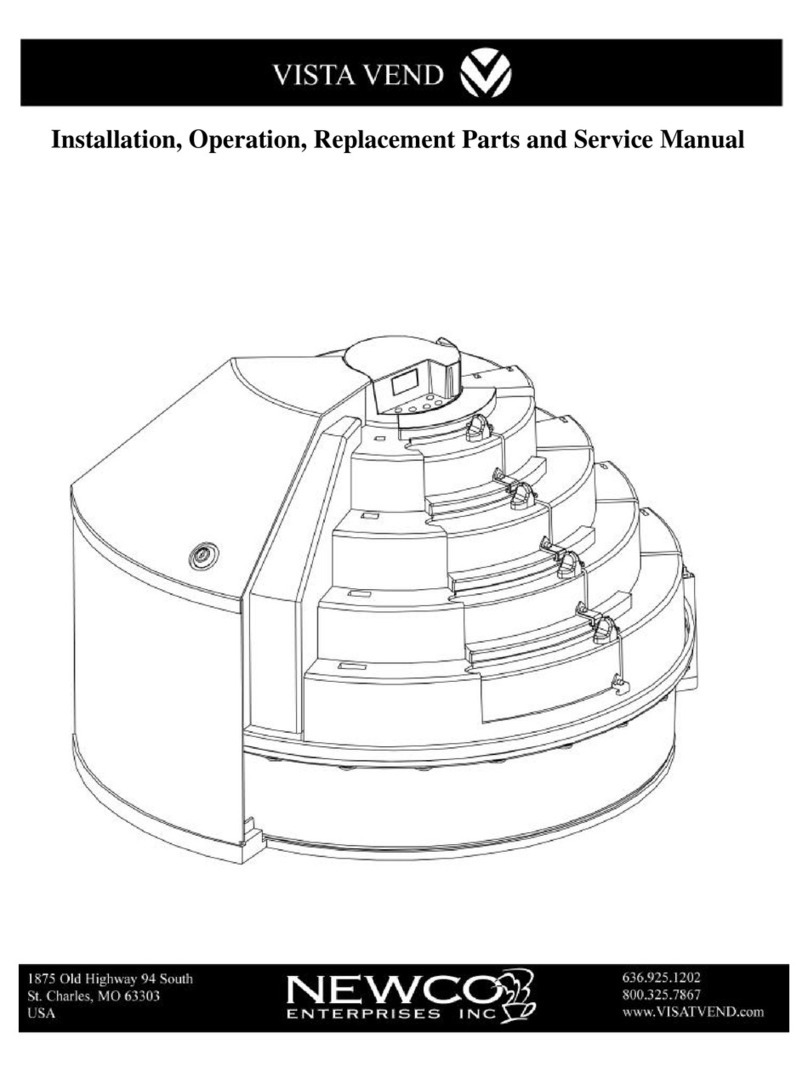 Newco Vista Vend Installation & operation guide