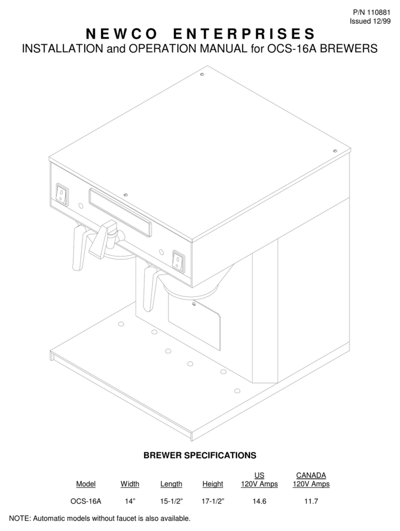 Newco OCS-16A User manual