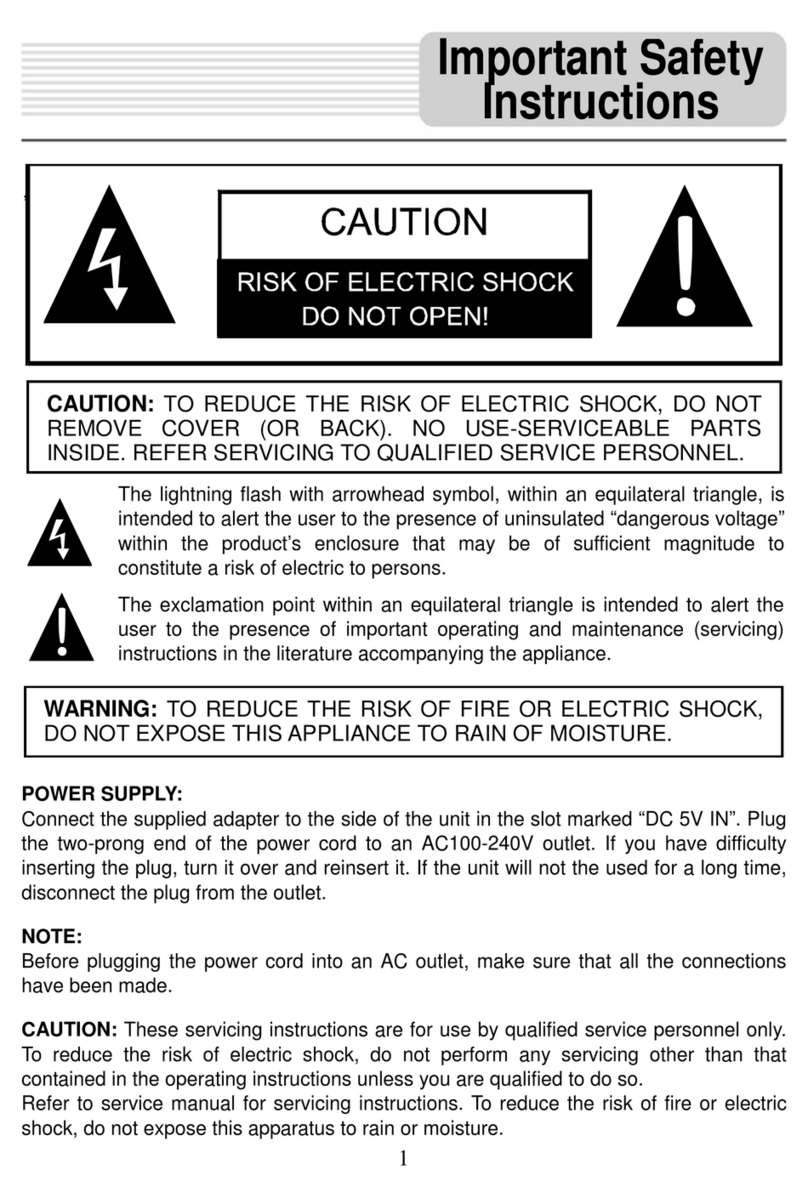 Nextar X3B owner's manual