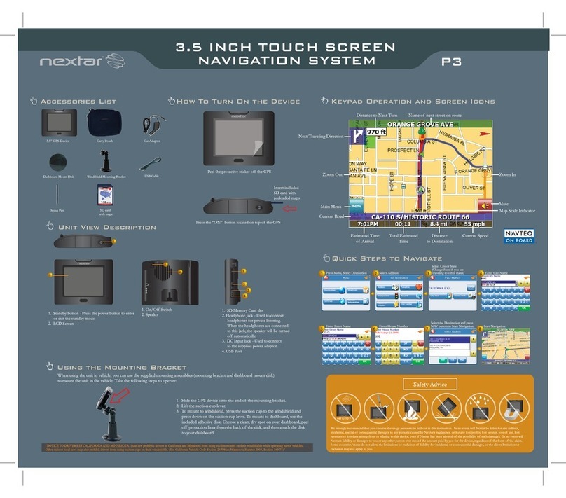 Nextar P3 User manual