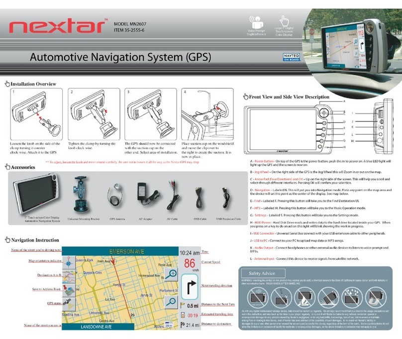 Nextar MN2607 User manual