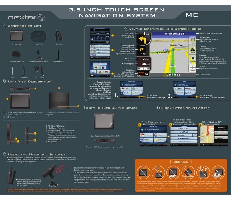 Nextar ME User manual