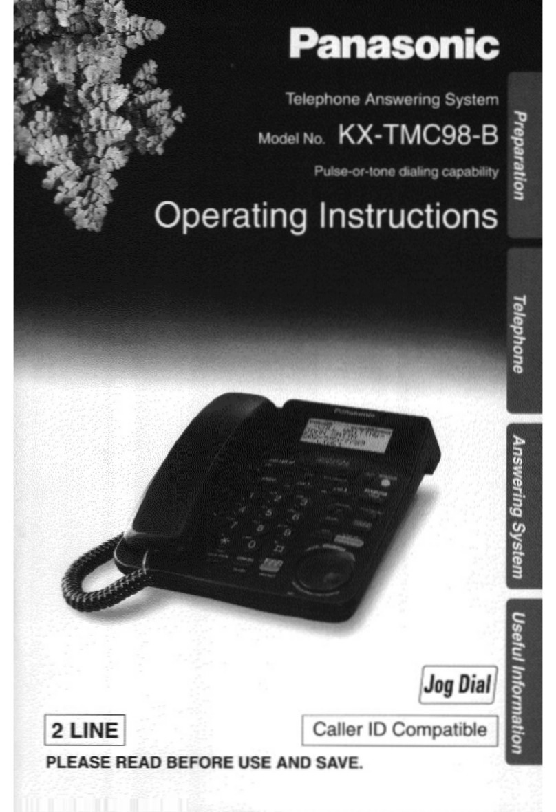 Panasonic KX-TMC98B User manual