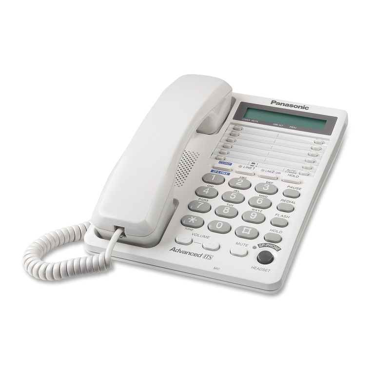Panasonic KX-TS208 operating instructions