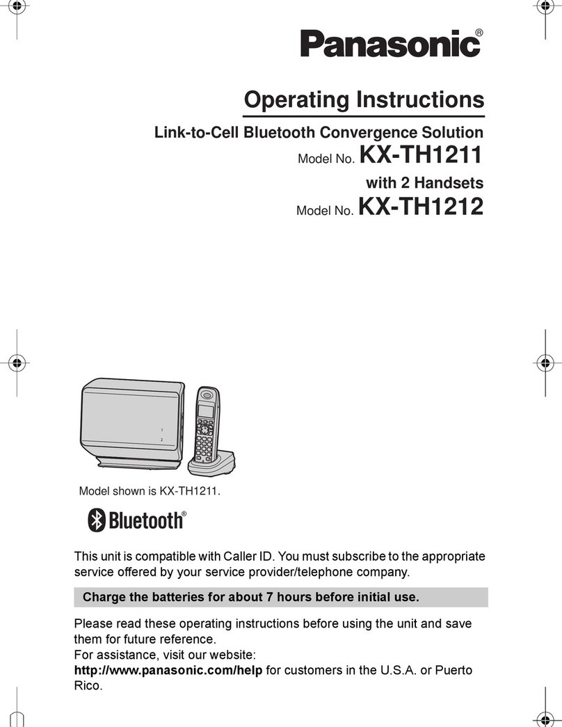 Panasonic KX-TH1211 User manual