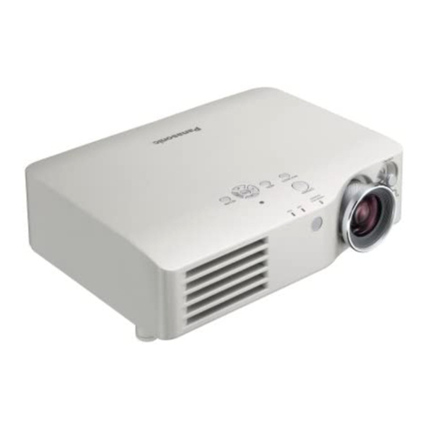Panasonic PT-AX100U User manual