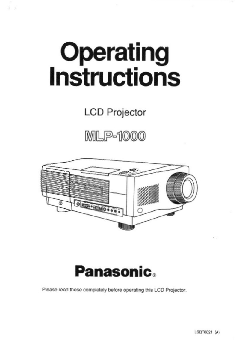 Panasonic ML-P1000 operating instructions
