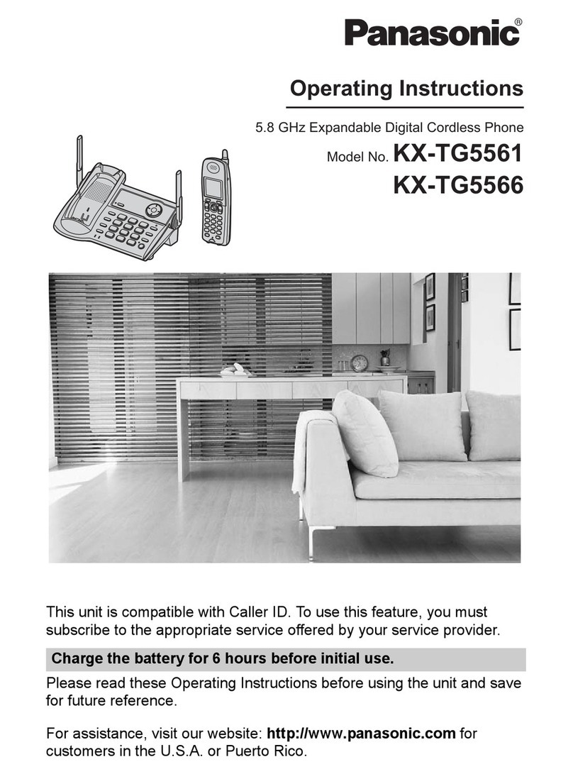 Panasonic KX-TG5561M User manual