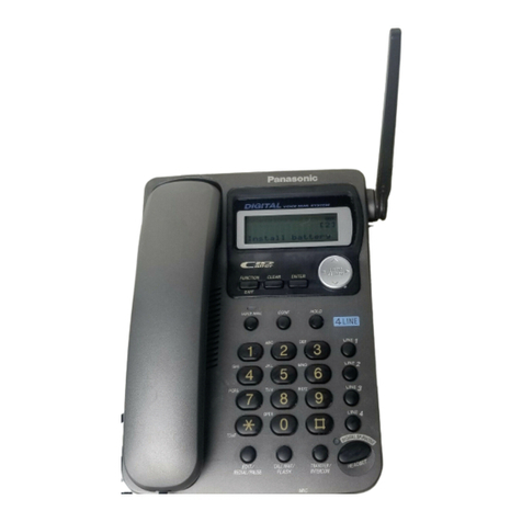 Panasonic KXTGA420B - 2.4 Ghz Cordless Station Unit operating instructions Panasonic KXTGA420B - 2.4 Ghz Cordless Station Unit operating instructions