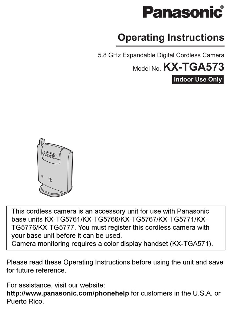 Panasonic KX-TGA573 User manual