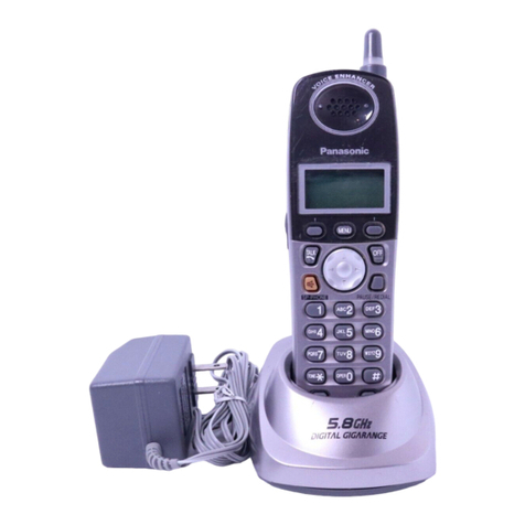 Panasonic KX-TGA560B - Cordless Extension Handset installation manual
