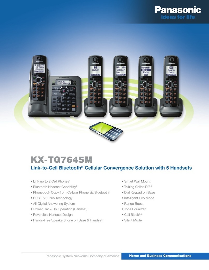 Panasonic KX-TG7645M User manual