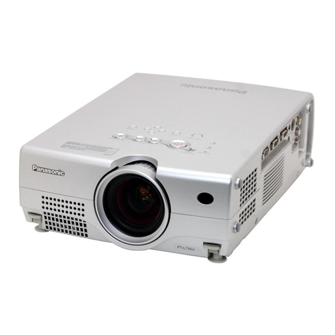 Panasonic PTL735NTU - LCD PROJECTOR-NETWORK IB User manual