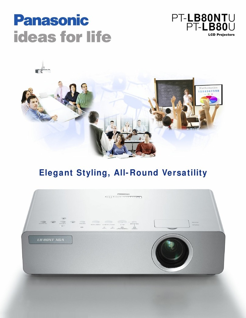 Panasonic PTLB80NTU - LCD PROJECTOR Specifications