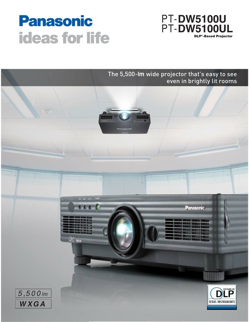 Panasonic PT-DW5100U User manual Panasonic PT-DW5100U User manual