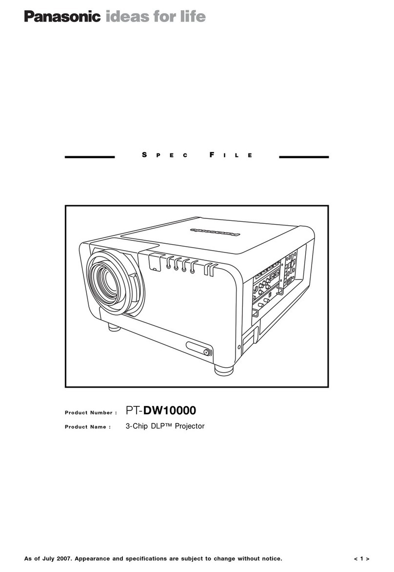 Panasonic PT-DW10000 Specifications