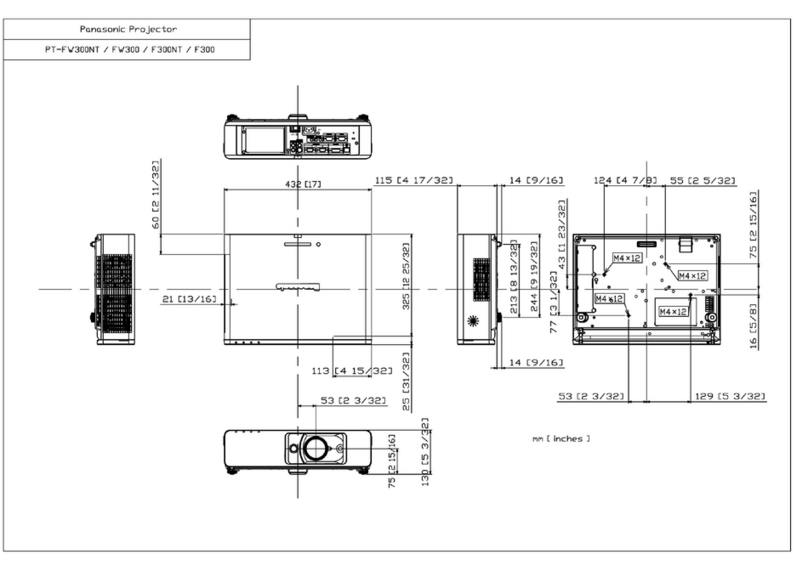 Panasonic PT-F300NT User guide