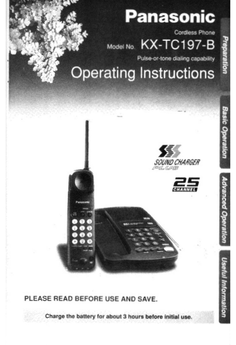 Panasonic KX-TC197B User manual