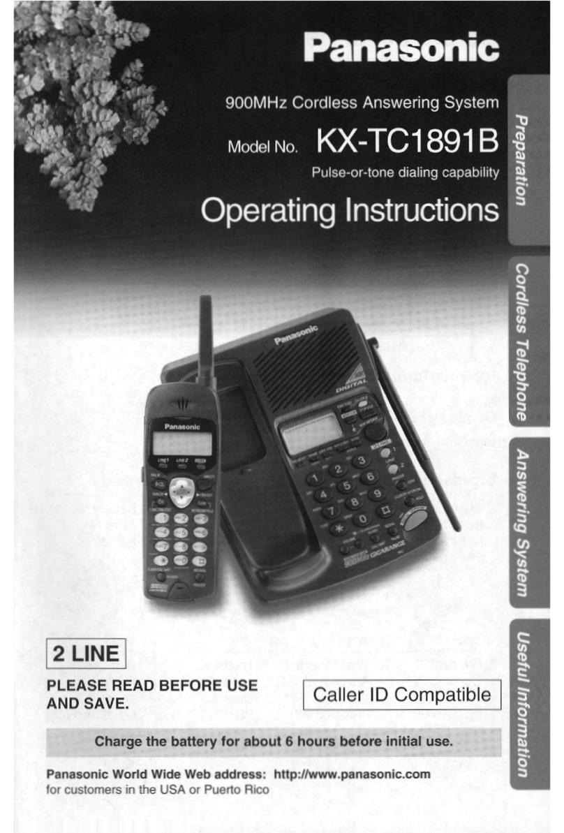 Panasonic KX-TC1891B user guide