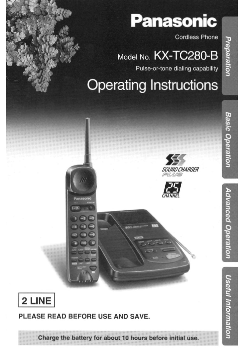 Panasonic KX-TC280B User manual