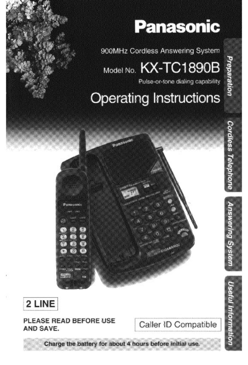 Panasonic KX-TC1890B User manual