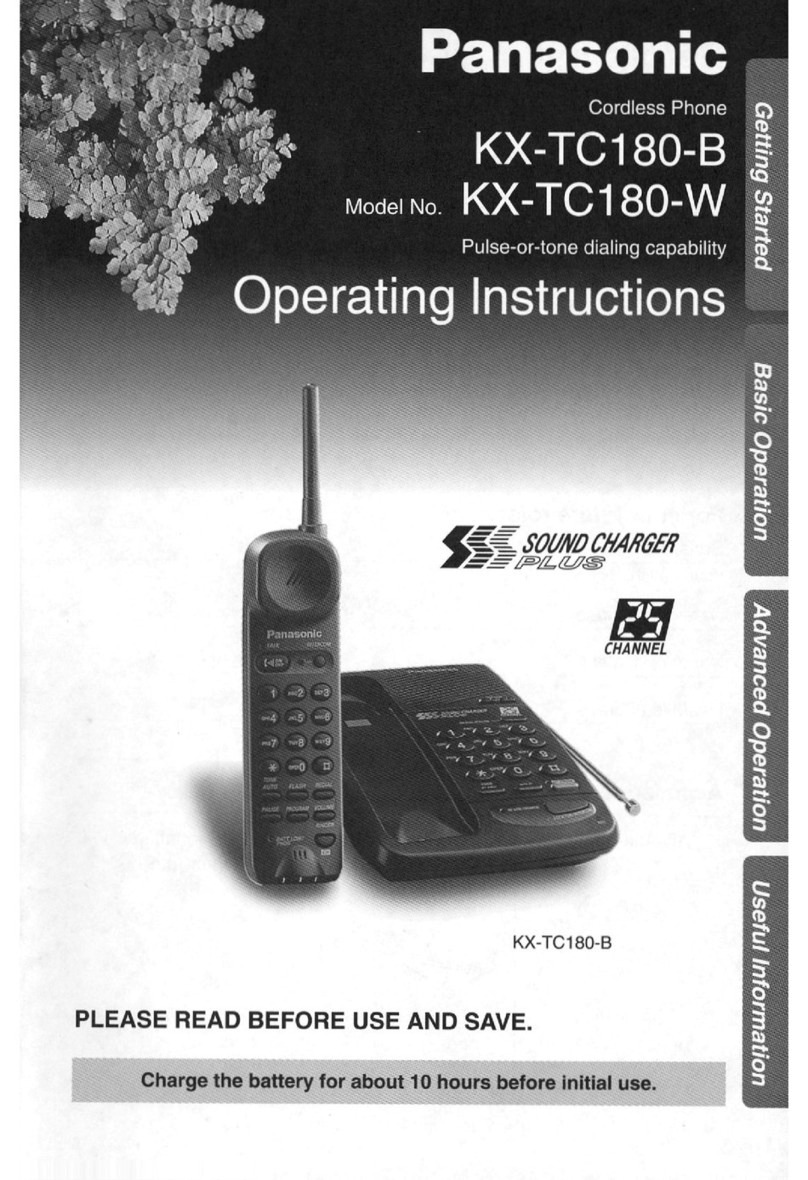 Panasonic KX-TC180-B User manual