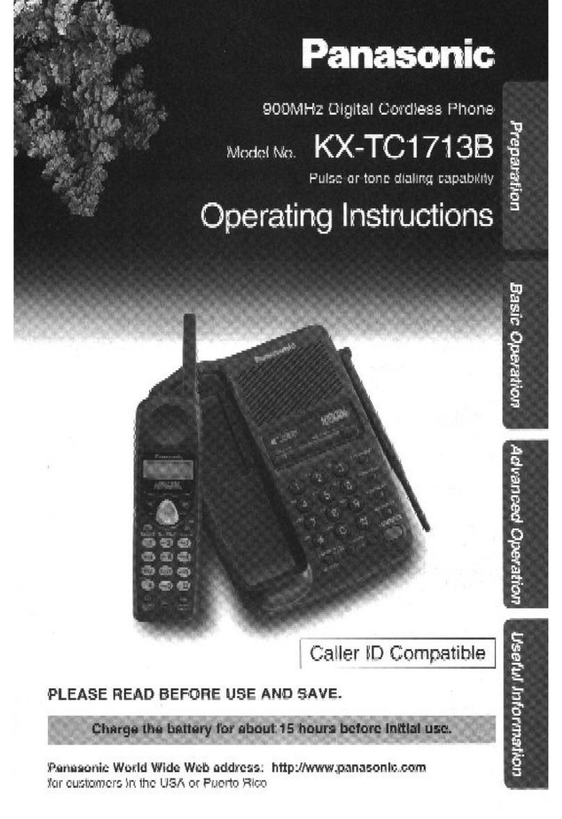 Panasonic KX-TC1713B user guide
