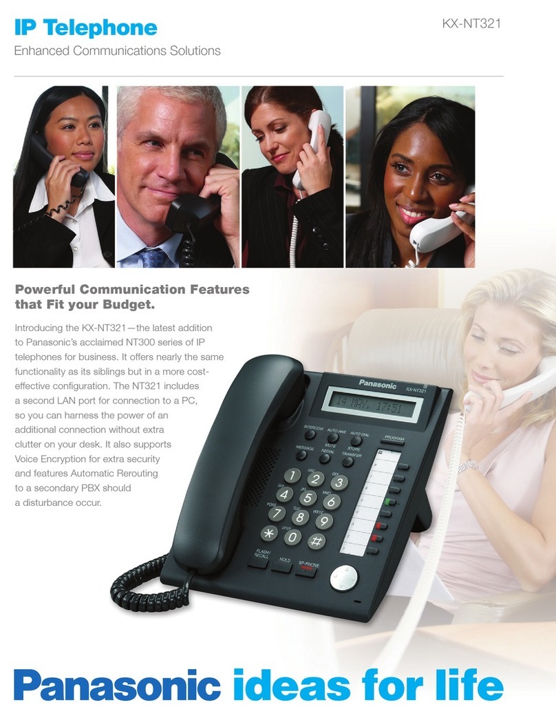 Panasonic KX-NT321 Specifications