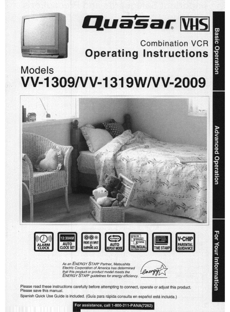 Quasar VV-1309 User manual